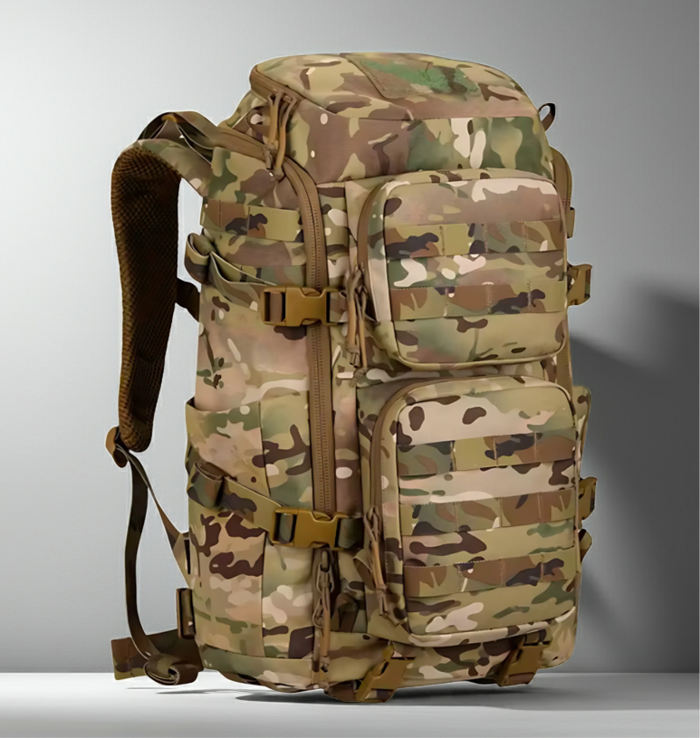 Trekker 45 – Stor Eventyr Rygsæk 45L i. 500D Nylon, YKK lynlåse &  UTX Duraflex spænder