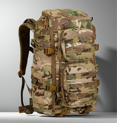 Trekker 45 – Stor Eventyr Rygsæk 45L i. 500D Nylon, YKK lynlåse &  UTX Duraflex spænder