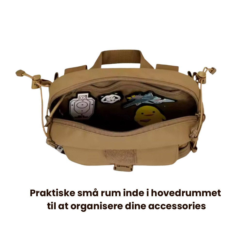 Dagpack Pro – Modulær Bælte/Sling Taske m. 500D Nylon, YKK lynlåse & Duraflex spænder