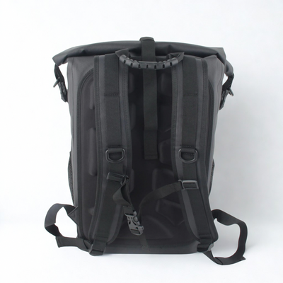 Hverdagsrygsæk 25-Matsort,Vandtæt rygsæk i Mellemstor størrelse, 25-30 L i 840D Nylon-TPU