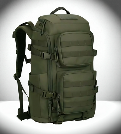 Trekker 45 – Stor Eventyr Rygsæk 45L i. 500D Nylon, YKK lynlåse &  UTX Duraflex spænder