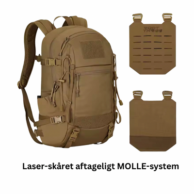 Trekker 25– Eventyr Rygsæk m. 500D Nylon, YKK lynlåse & Duraflex spænder