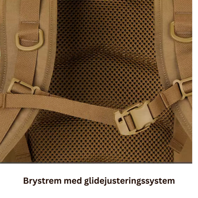 Trekker 25– Eventyr Rygsæk m. 500D Nylon, YKK lynlåse & Duraflex spænder