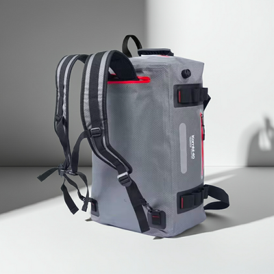 Kombi 40 - Vandtæt, Stor størrelse Duffeltaske PLUS Rygsæk 40L i. 420D Nylon-TPU