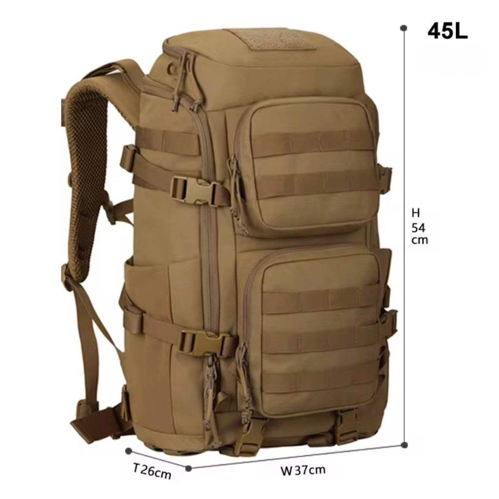 Trekker 45 – Stor Eventyr Rygsæk i. 500D Nylon, YKK &  UTX Duraflex