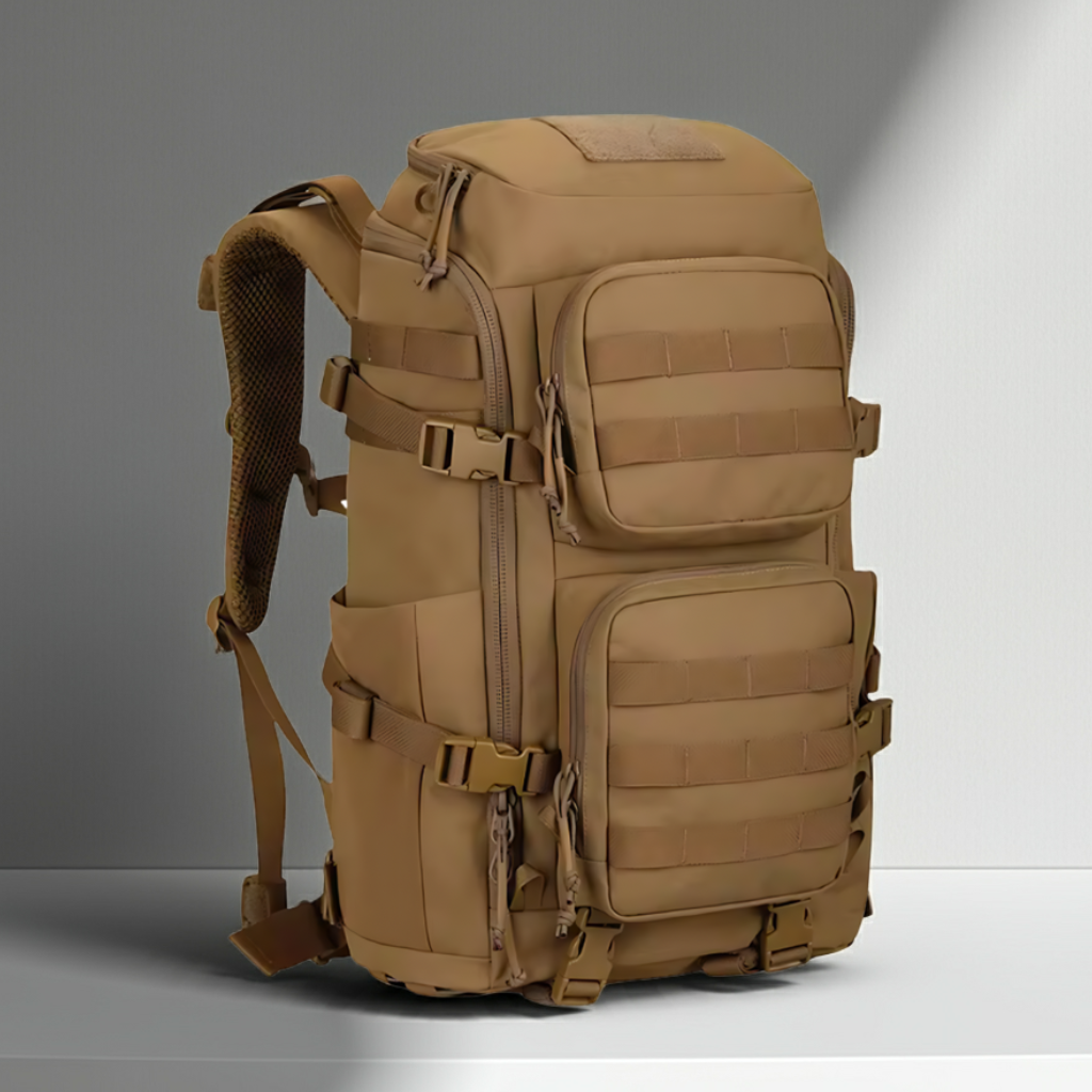 Trekker 45 – Stor Eventyr Rygsæk 45L i. 500D Nylon, YKK lynlåse &  UTX Duraflex spænder