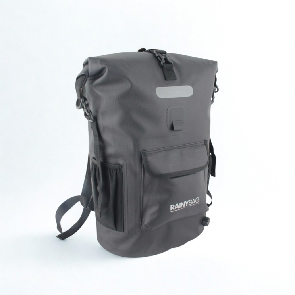 Hverdagsrygsæk 25-Matsort,Vandtæt rygsæk i Mellemstor størrelse, 25-30 L i 840D Nylon-TPU