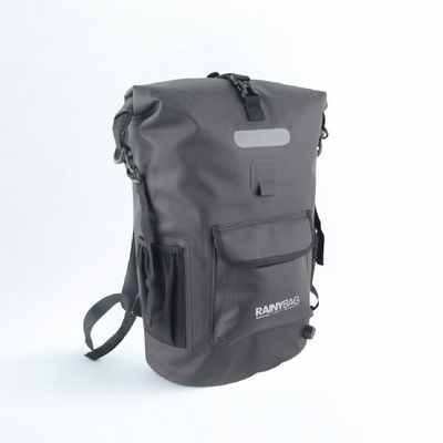 Hverdagsrygsæk 25-Matsort,Vandtæt rygsæk i Mellemstor størrelse, 25-30 L i 840D Nylon-TPU