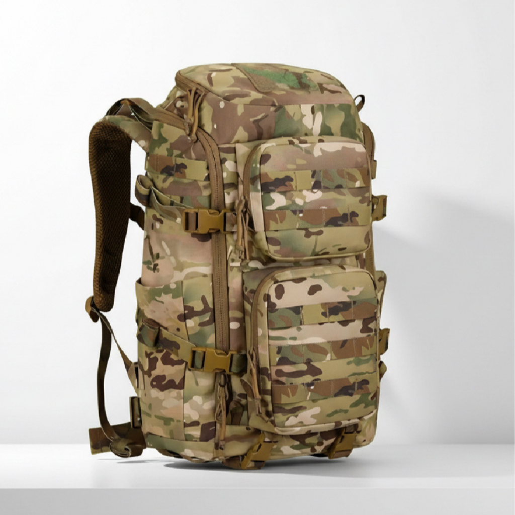 Trekker 45 – Stor Eventyr Rygsæk 45L i. 500D Nylon, YKK lynlåse &  UTX Duraflex spænder