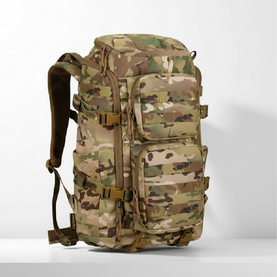 Trekker 45 – Stor Eventyr Rygsæk 45L i. 500D Nylon, YKK lynlåse &  UTX Duraflex spænder