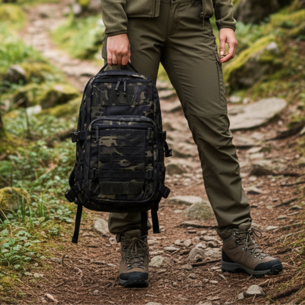 Trekker 20 - Kompakt Eventyr Rygsæk, i. 500D Nylon, YKK &  UTX Duraflex
