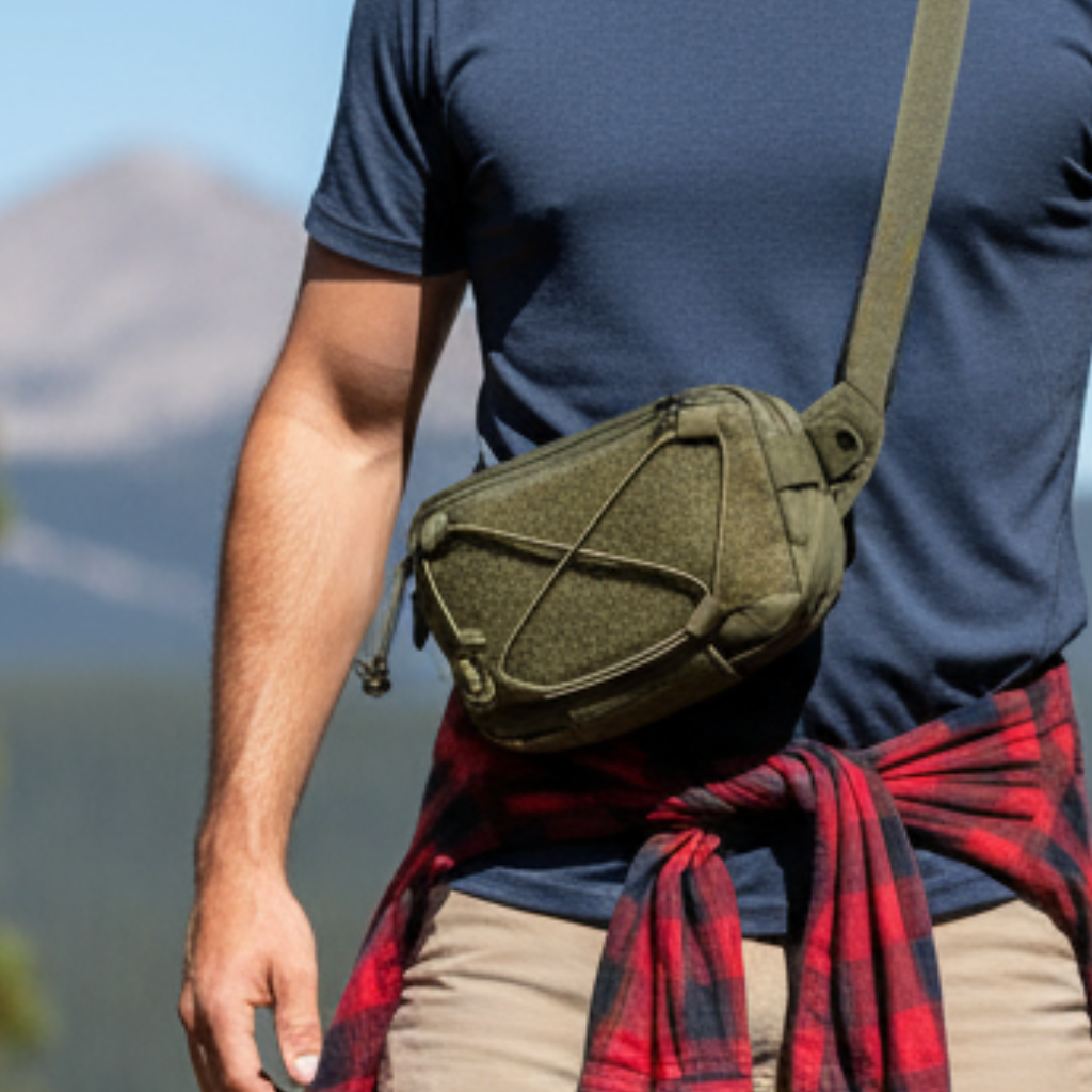 SkovPak – 3L Bæltetaske i. 500D Nylon, YKK &  UTX Duraflex