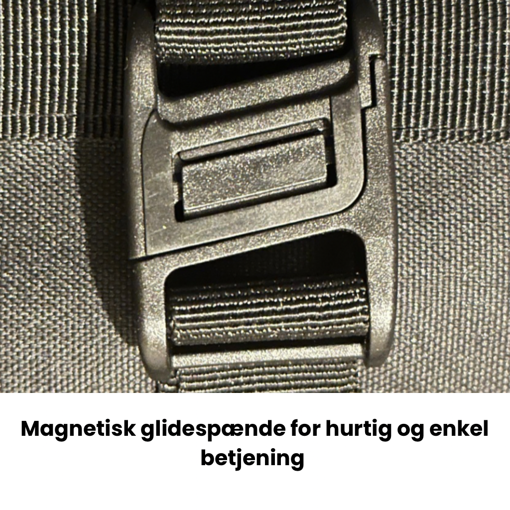 Vejrfast 60 liter vandtæt rolltop duffletaske/rygsæk  med magnetic slide spænder