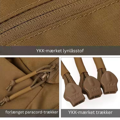 Trekker 25– Eventyr Rygsæk m. 500D Nylon, YKK lynlåse & Duraflex spænder