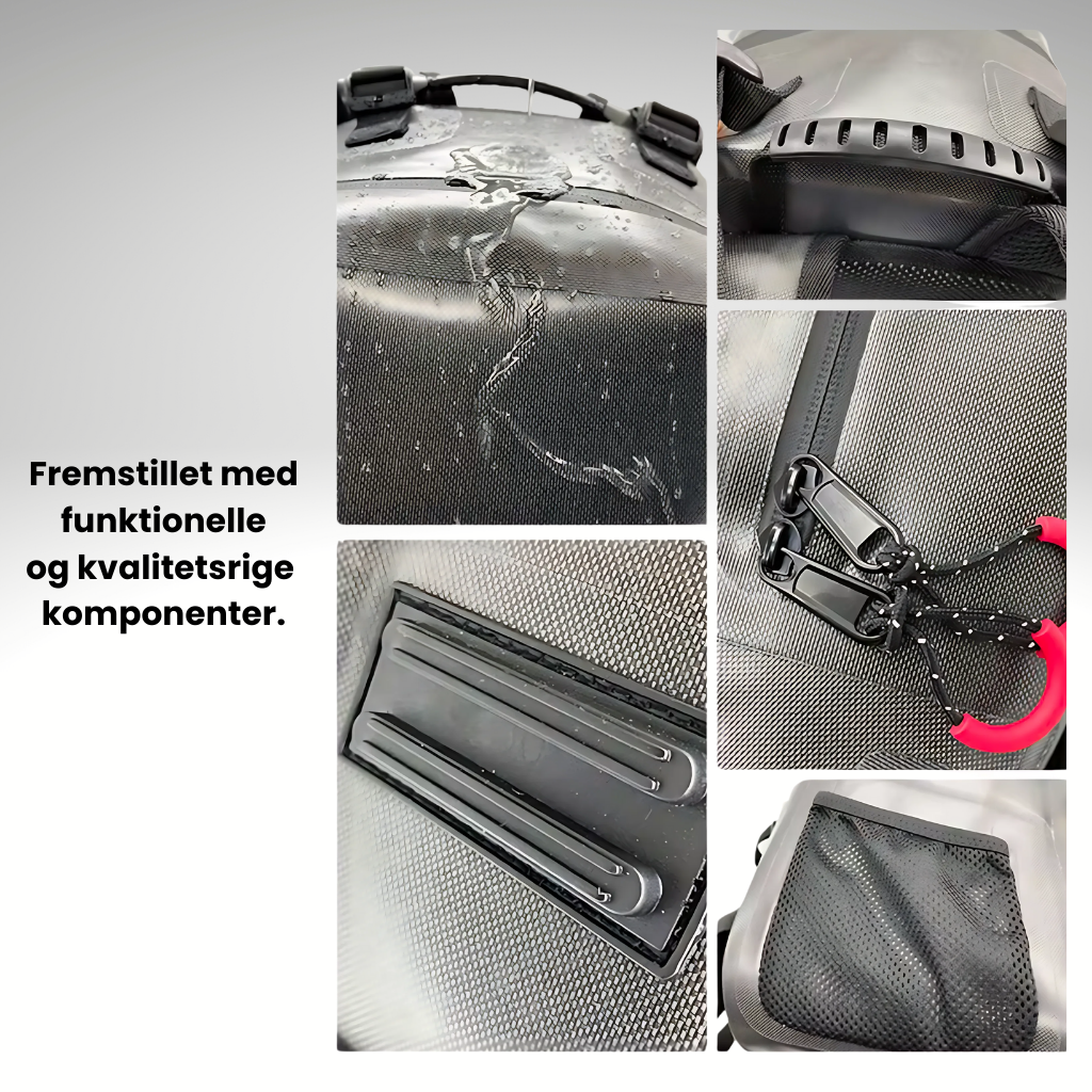 AquaTrek 18 - Kompakt 18L Vandtæt Rygsæk i 840D Nylon-TPU