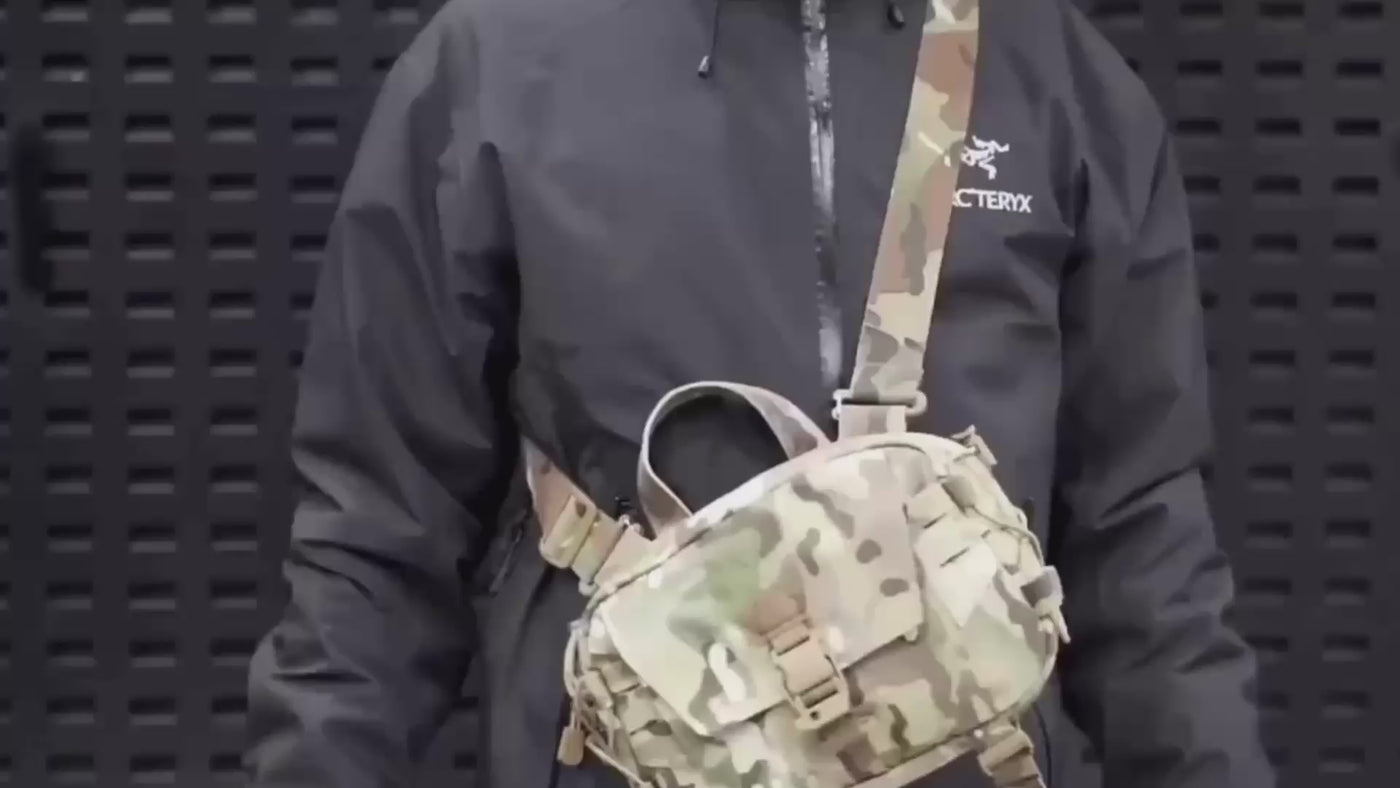 Dagpack Pro – Modulær Bælte/Sling Taske m. 500D Nylon, YKK lynlåse & Duraflex spænder