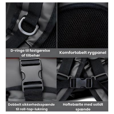 vandtæt pendler rygsæk 35 orange produkt specifikation