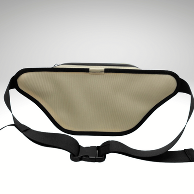 wb drylock vandtæt bælte taske 840 d tpu i sand farve bagside
